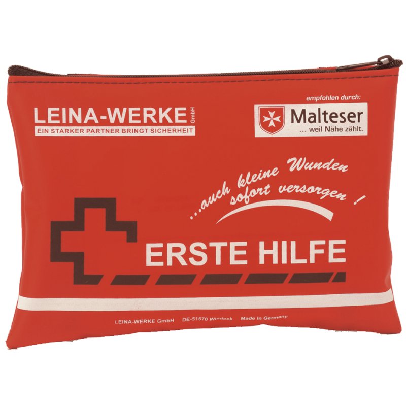 LEINA-WERKE trousse de secours mobile, 24 pièces, nylon, rouge